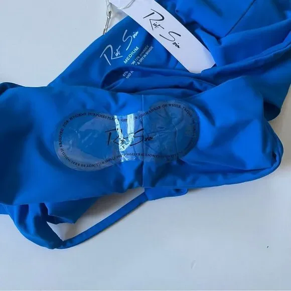 Riot Swim *BLUE* NWT Blaise One Piece Medium - Picture 10 of 11